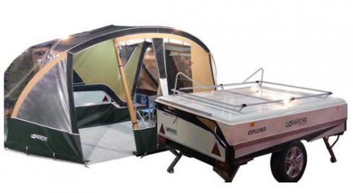 Remolque camping - Montana Explorer3537 con portabicis